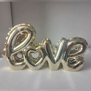Bella Luxx Gold Love Holiday Decor